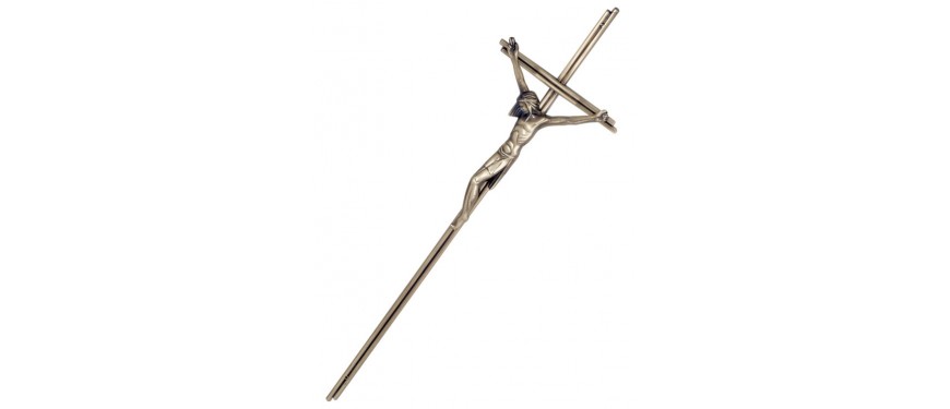 Croce due fili con Cristo