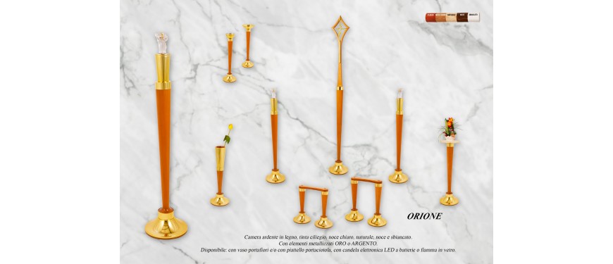 Arredi funebri Camera ardente legno metallo Orione 0098