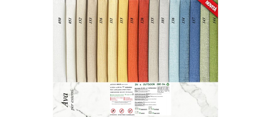 Arredi funebri Cartella colori tessuto Ava 0146